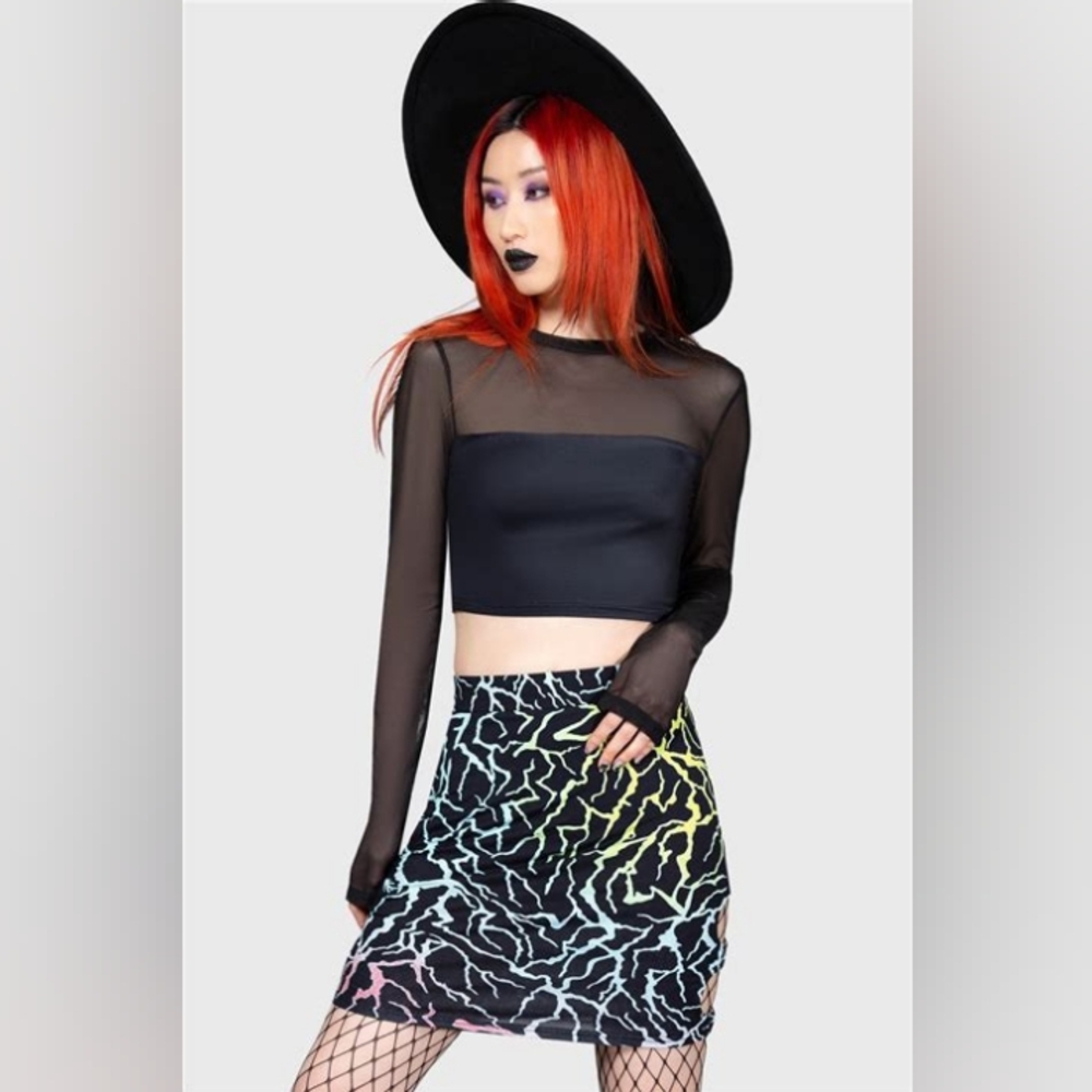 Killstar Ghoul Sweat Crop Top